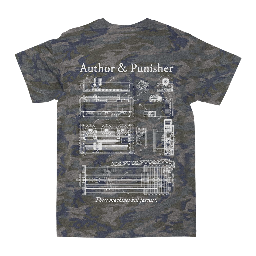 Author & Punisher "These Machines" Vintage Camo T-Shirt