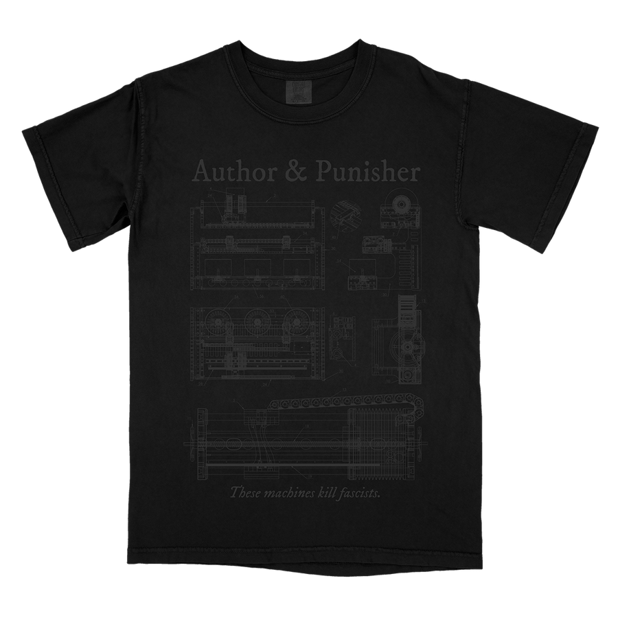 Author & Punisher “These Machines: Blackened” Premium Black T-Shirt