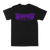 Boris "Heavy Rocks: Purple Logo" Black T-Shirt