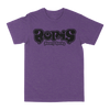 Boris "Heavy Rocks: “Black Logo” Heather Purple T-Shirt
