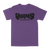 Boris "Heavy Rocks: “Black Logo” Heather Purple T-Shirt