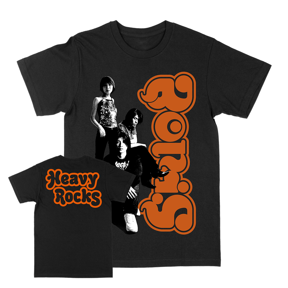 Boris Heavy Rocks: Band Black T-Shirt - Deathwish Inc