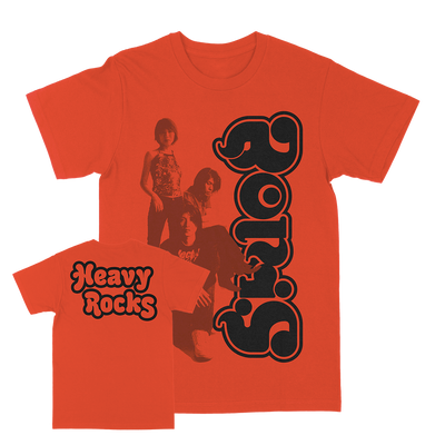 Boris "Heavy Rocks: Band" Orange T-Shirt