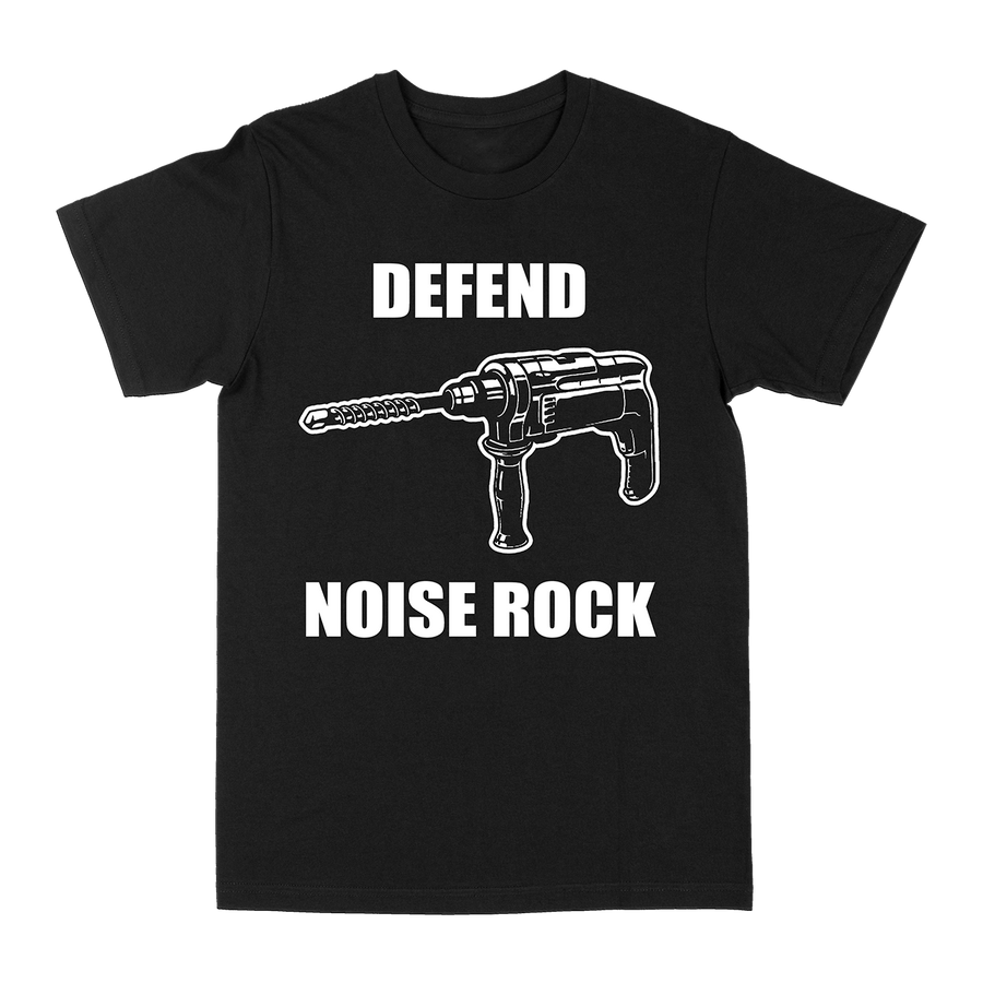 Brutal Panda “Defend Noise Rock - Hammer Drill" Black T-Shirt