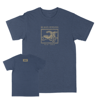 Big Wheel Recreation "BWR Tricycle" Heather Denim T-Shirt