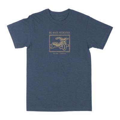 Big Wheel Recreation "BWR Tricycle" Heather Denim T-Shirt