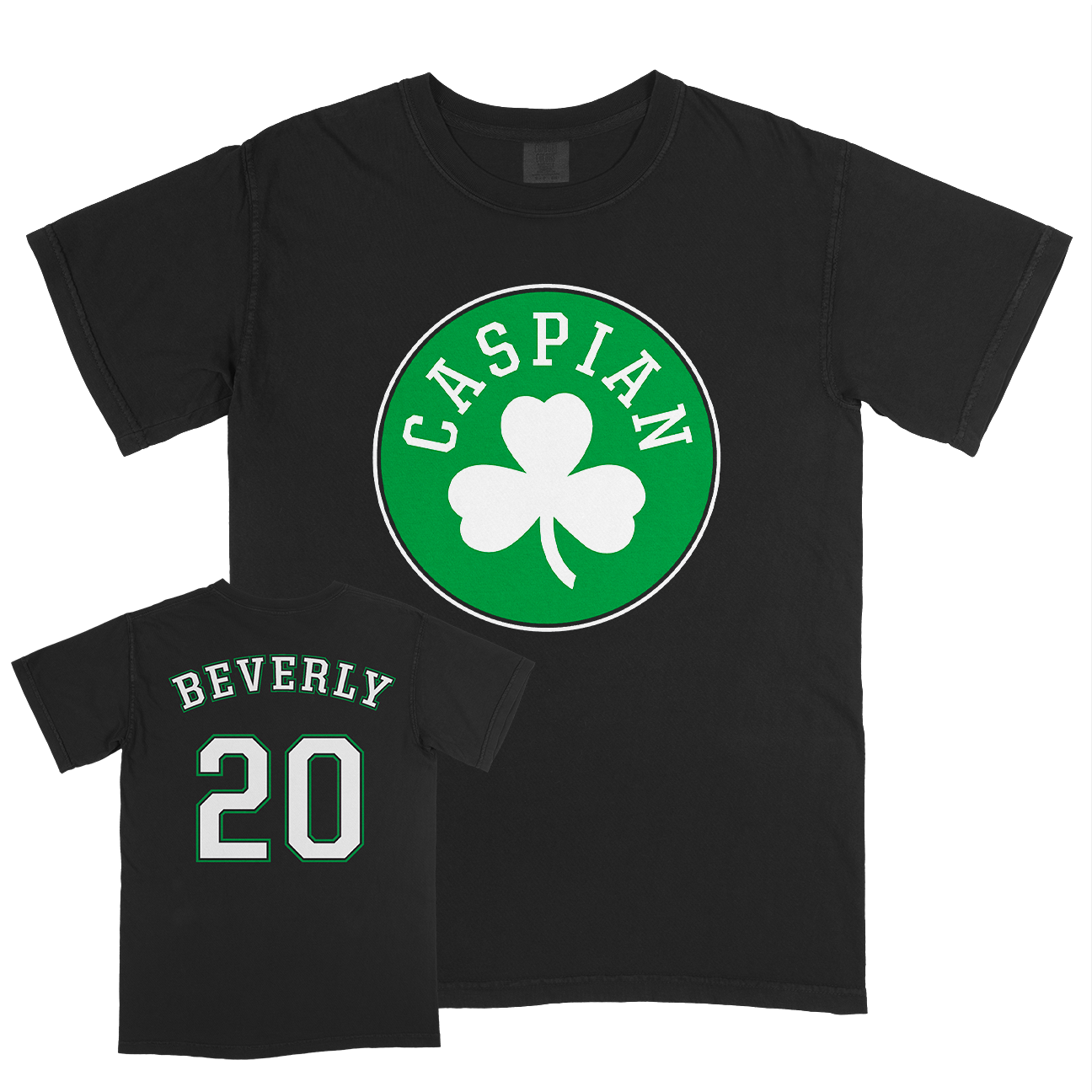 Caspian "Shamrock" Premium Black T-Shirt
