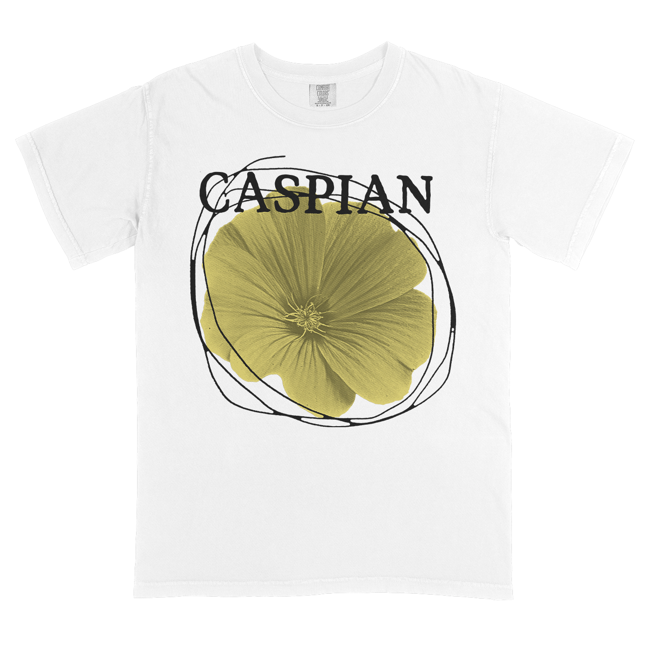 Caspian "Flower" Premium White T-Shirt