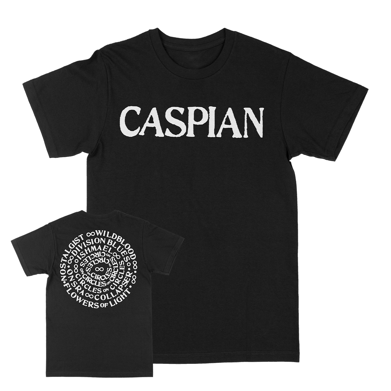 Caspian "Spiral" Black T-Shirt