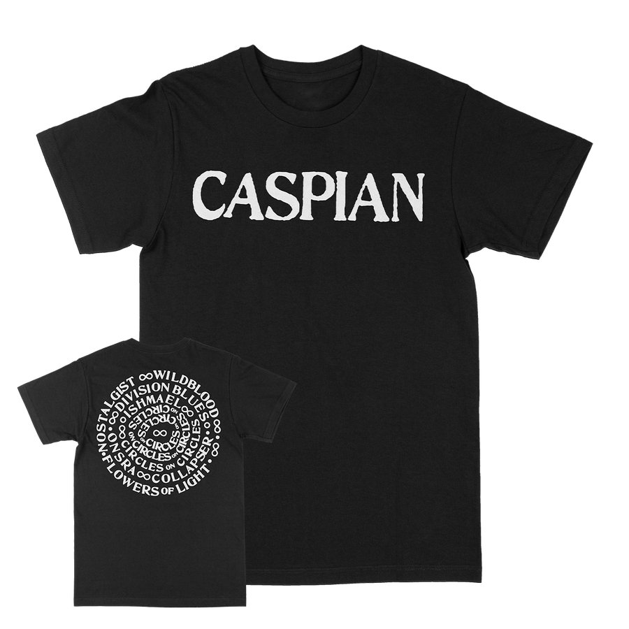 Caspian "Spiral" Black T-Shirt