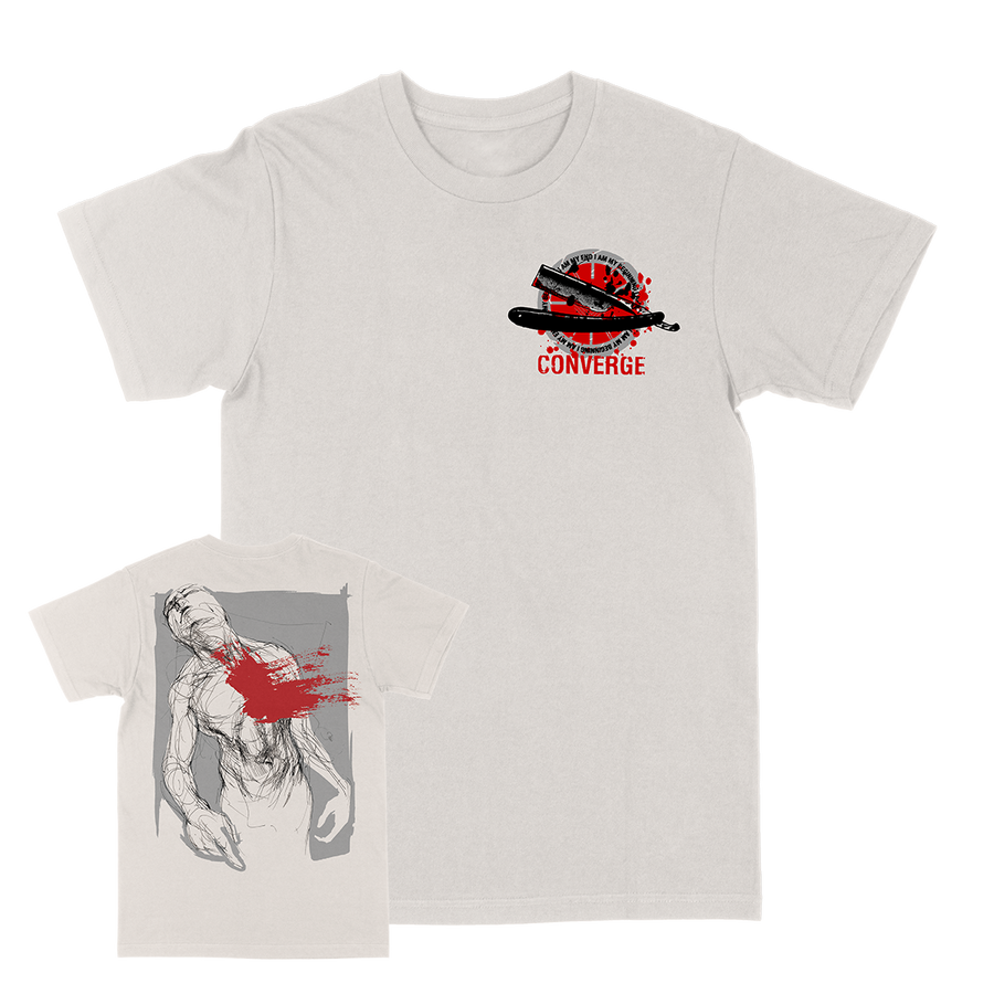 Converge "Deeper The Wound" Vintage White T-Shirt