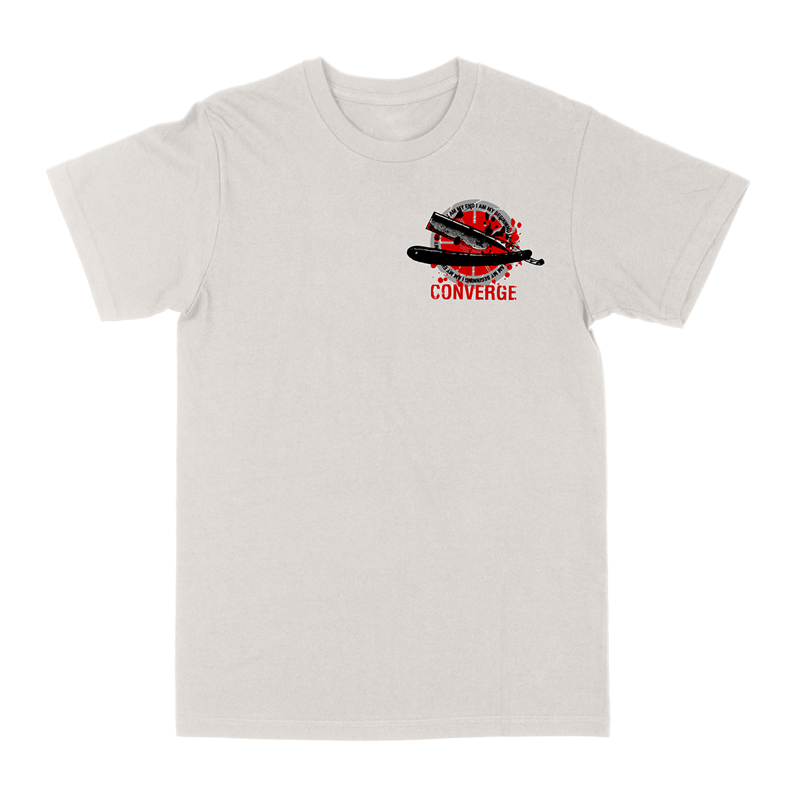 Converge "Deeper The Wound" Vintage White T-Shirt