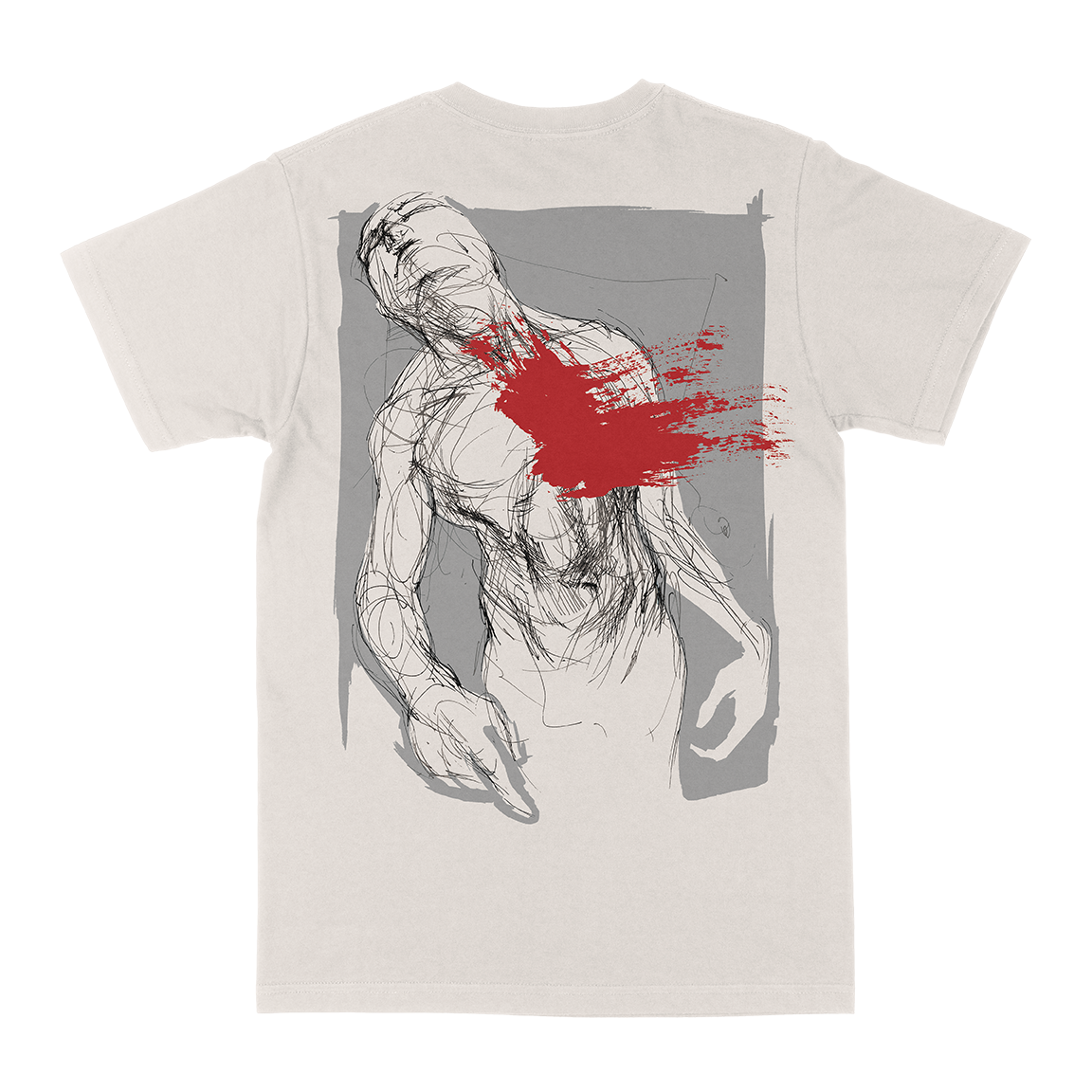 Converge "Deeper The Wound" Vintage White T-Shirt
