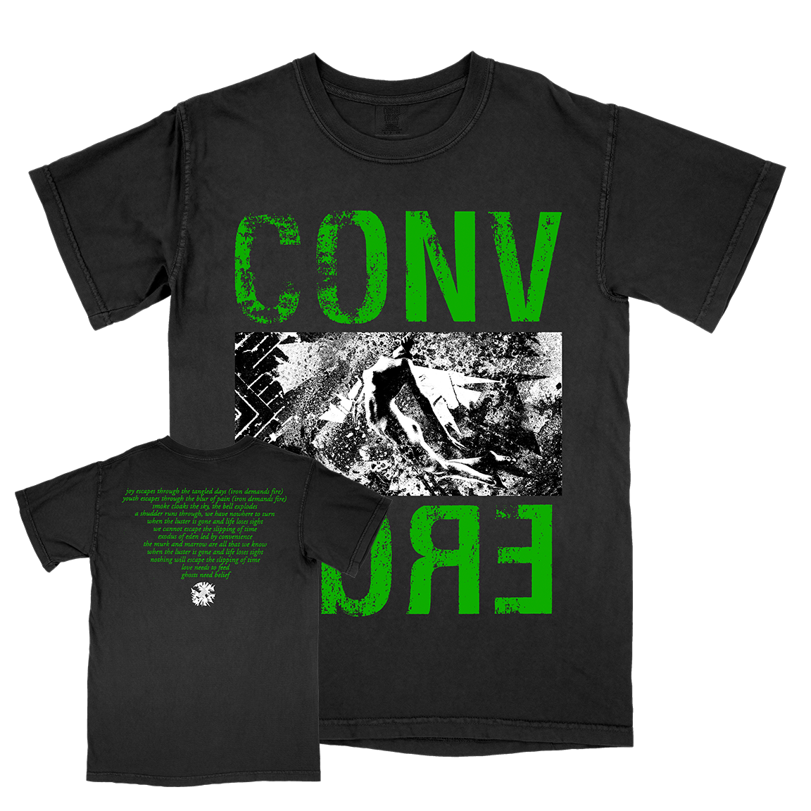 Converge Fallen Angel White T-Shirt - Deathwish Inc