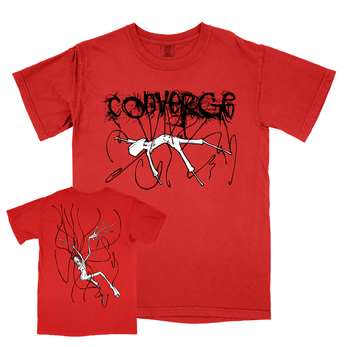 Converge "Forsaken" Premium Red T-Shirt