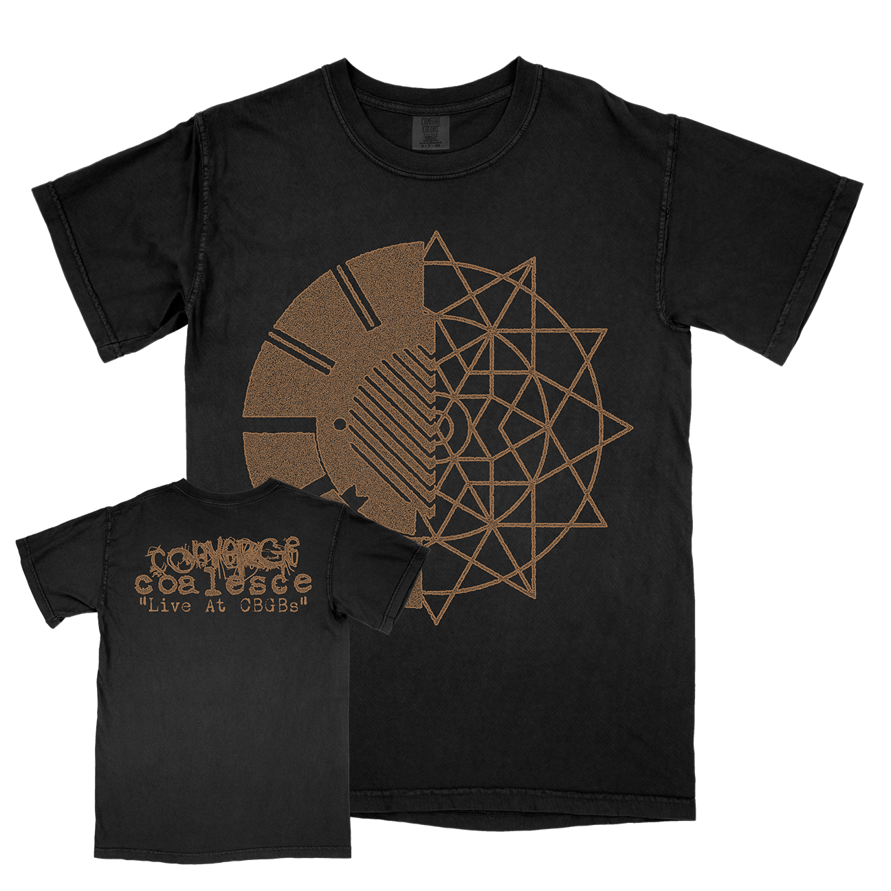 Converge & Coalesce "Live at CBGBs: Symbol" Premium Black Shirt
