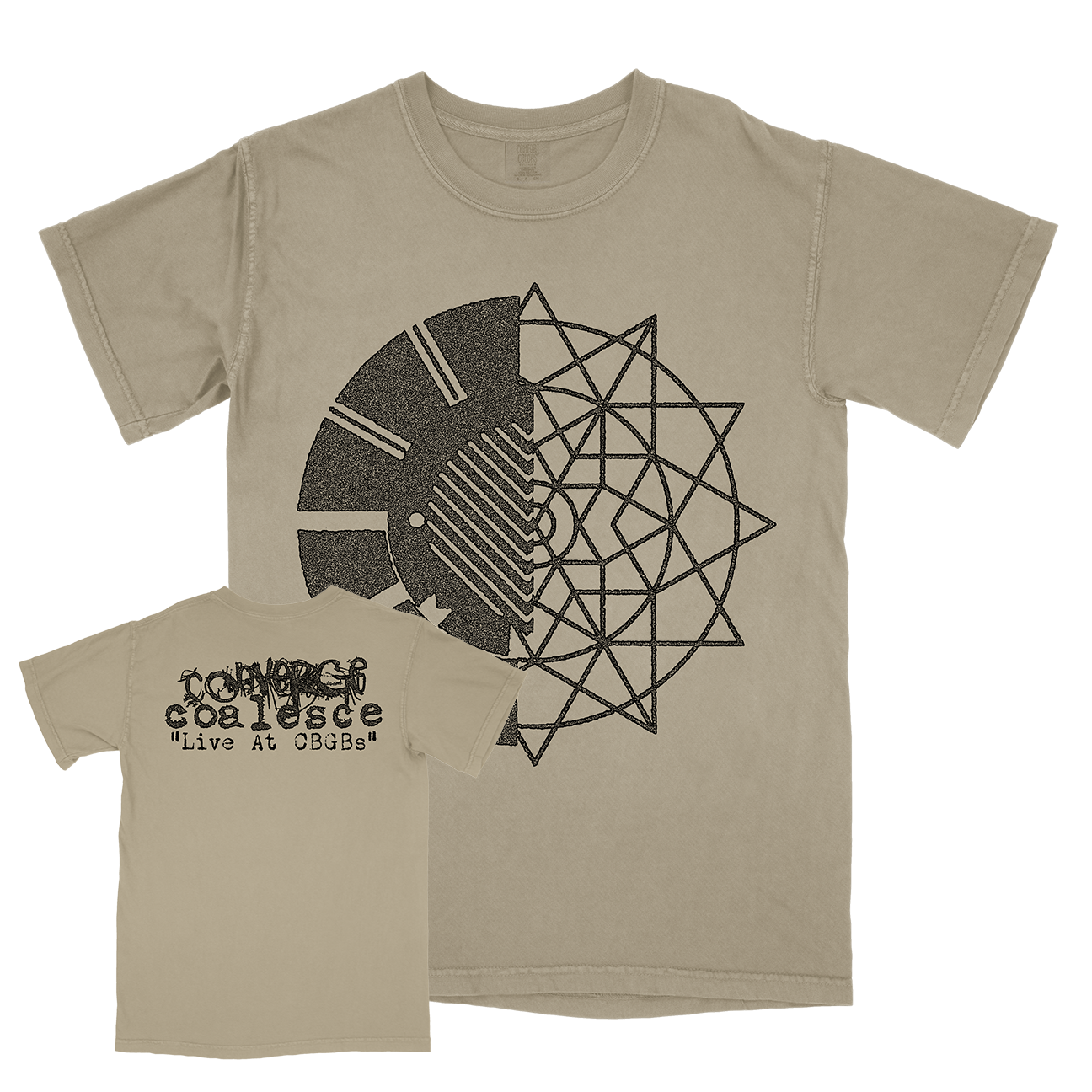 Converge & Coalesce "Live at CBGBs: Symbol" Premium Sandstone Shirt
