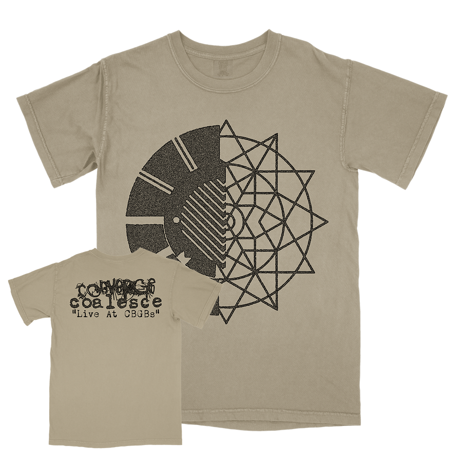 Converge & Coalesce "Live at CBGBs: Symbol" Premium Sandstone Shirt