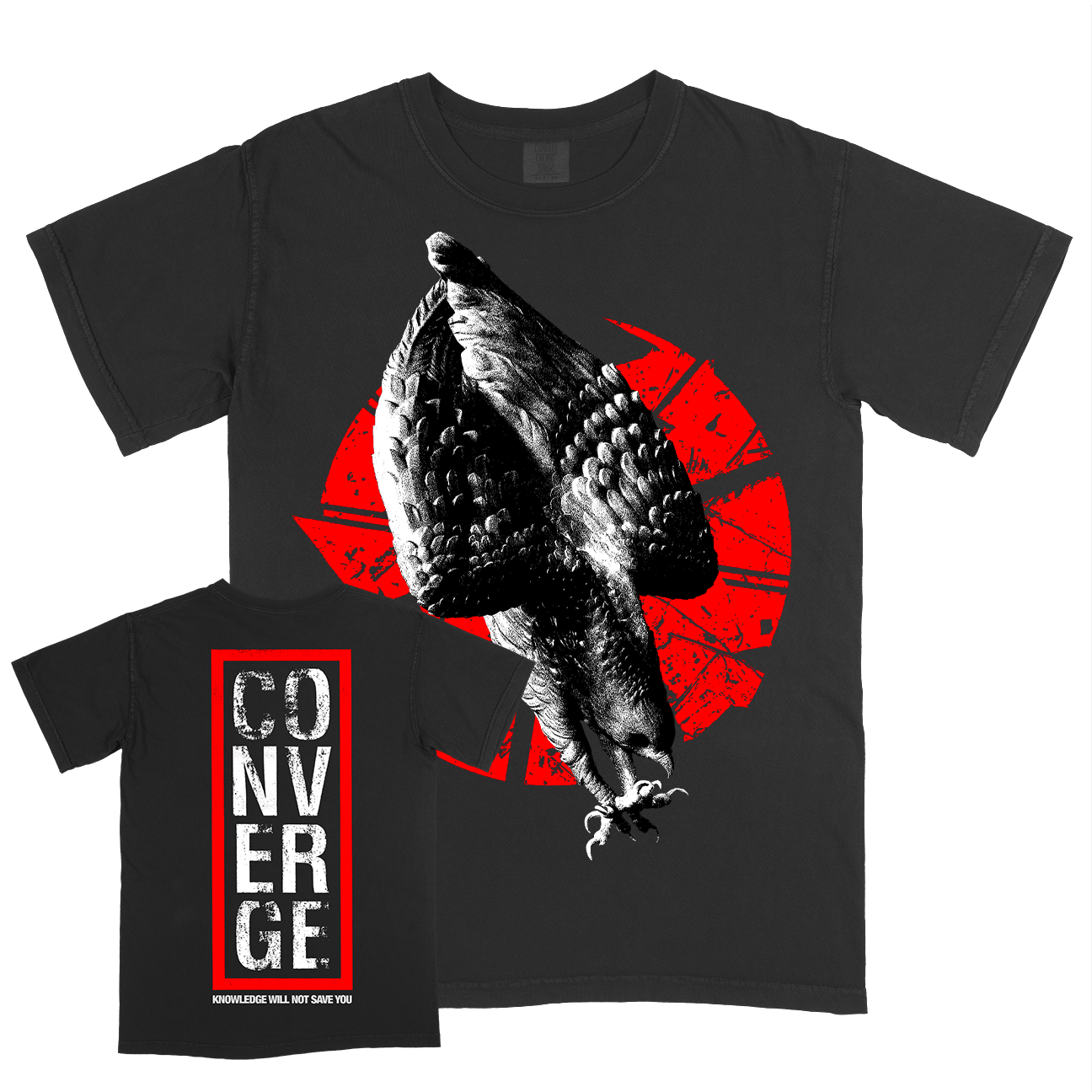 Converge "Knowledge Will Not Save You" Premium Black T-Shirt