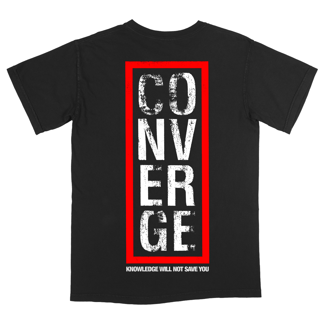 Converge "Knowledge Will Not Save You" Premium Black T-Shirt