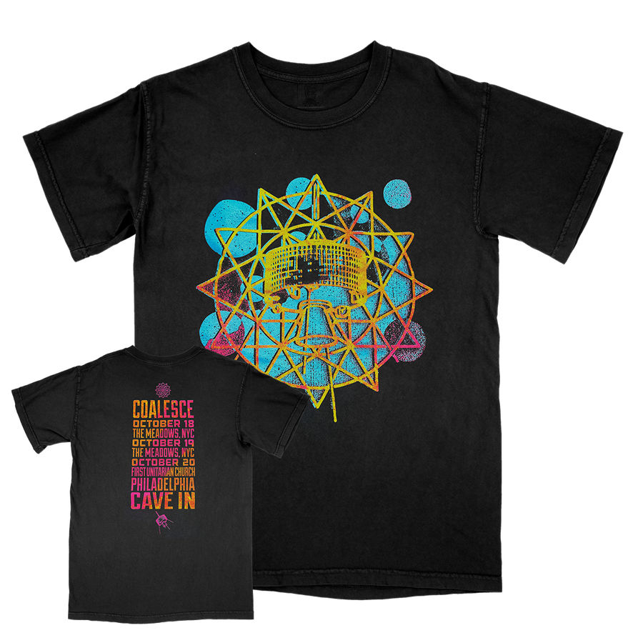 Cave In & Coalesce "Mashup" Premium Black T-Shirt