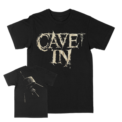 Cave In "Logo & Satellite" Black T-Shirt