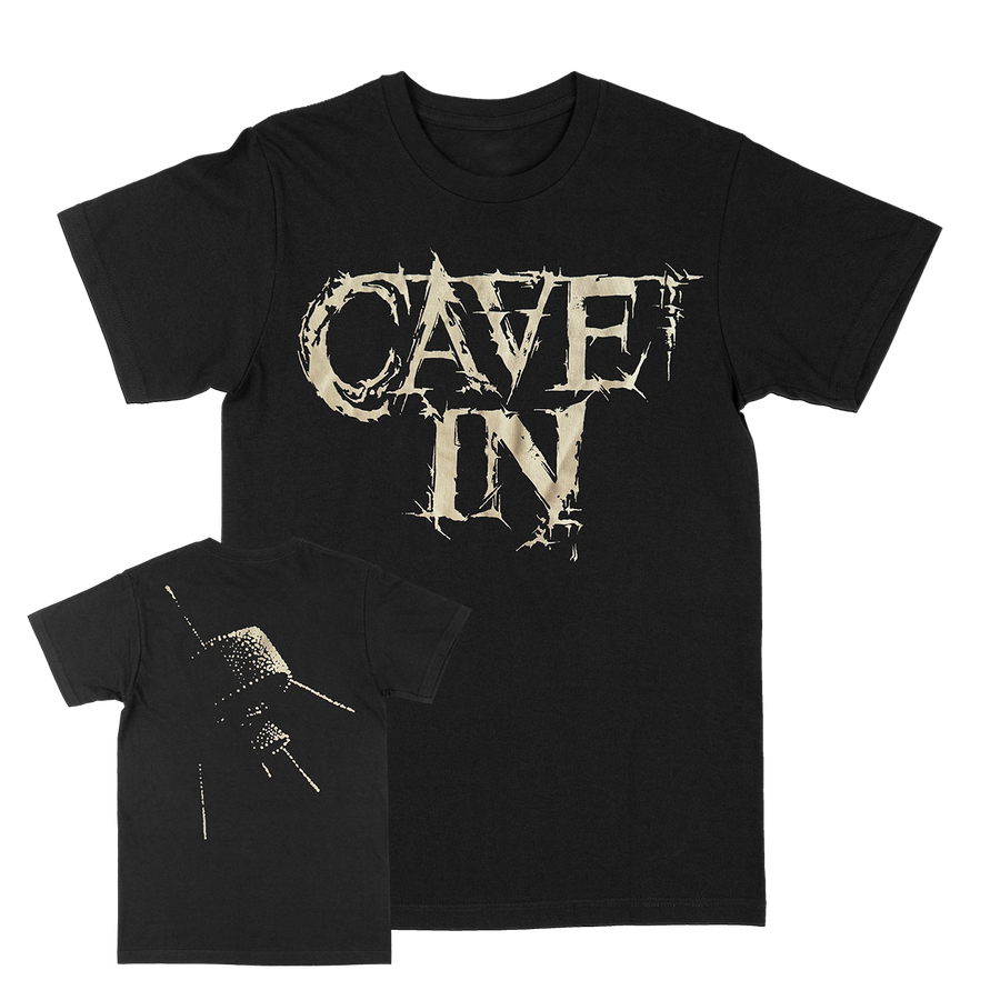 Cave In "Logo & Satellite" Black T-Shirt