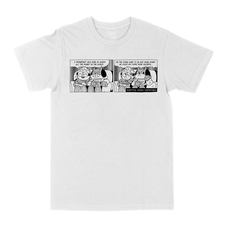 Devil Dog "Comic Strip" White T-Shirt