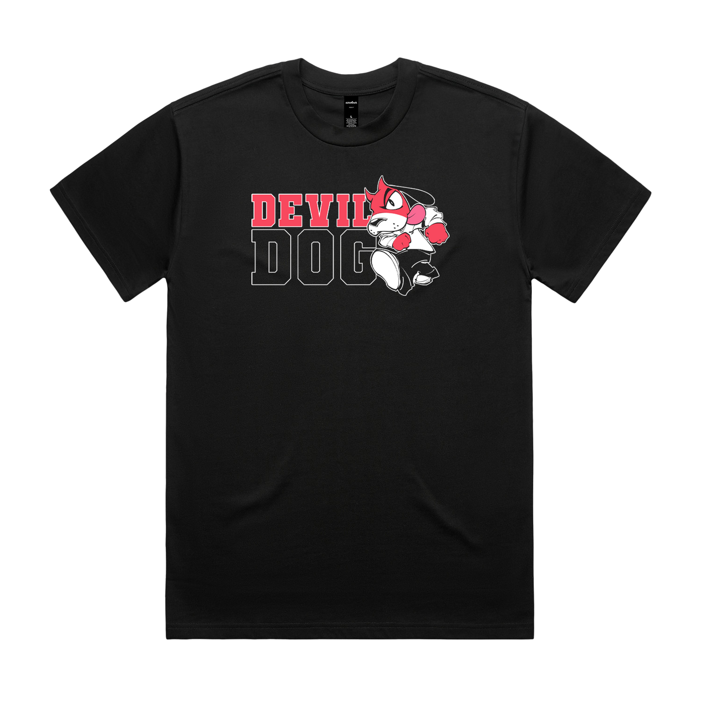 Devil Dog "Varsity" Black T-Shirt