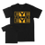 Eye For An Eye "Classic: Yellow" Black T-Shirt