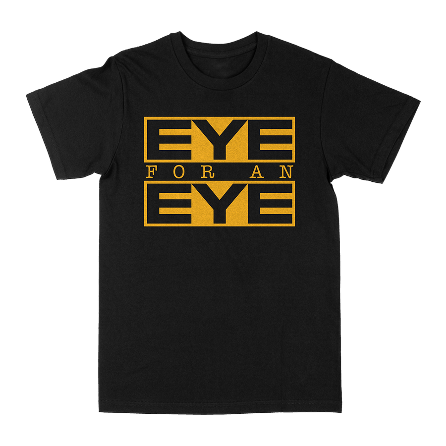 Eye For An Eye "Classic: Yellow" Black T-Shirt