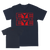 Eye For An Eye "Classic: Red" Navy T-Shirt