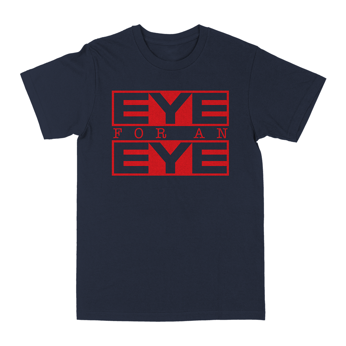 Eye For An Eye "Classic: Red" Navy T-Shirt