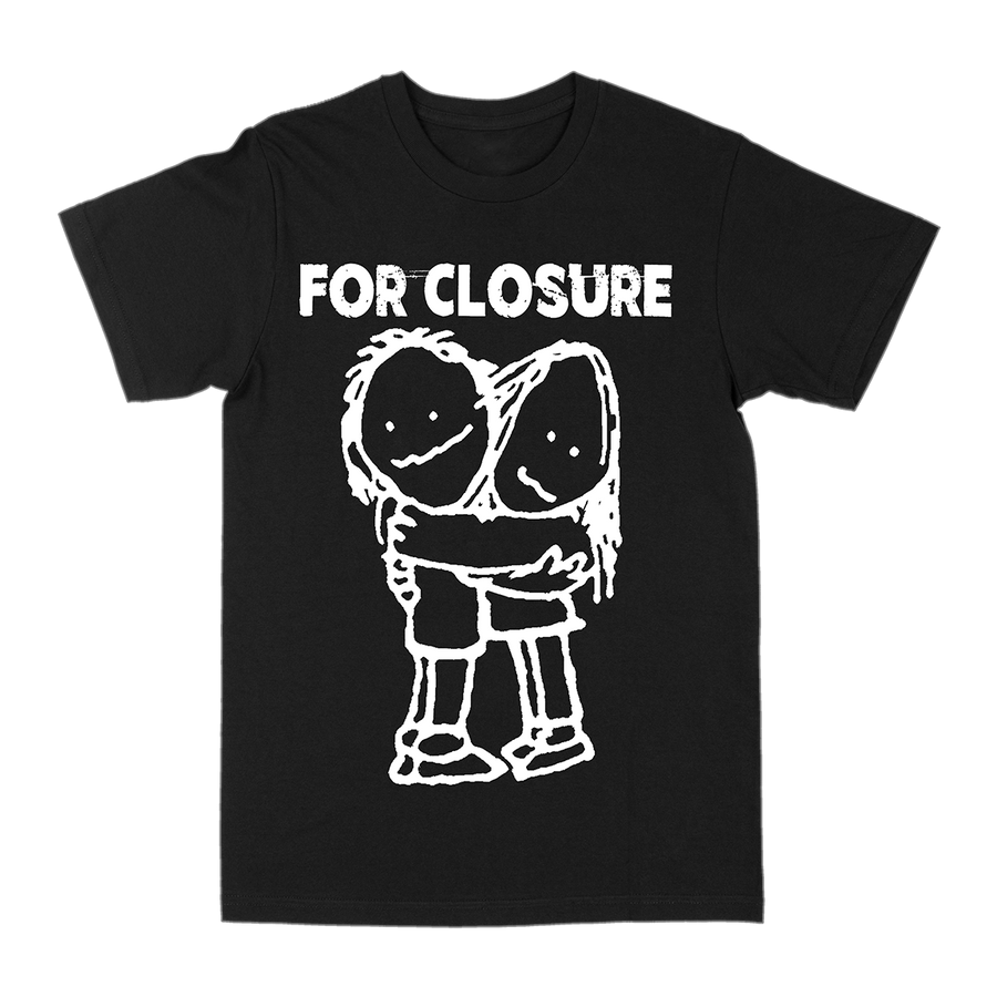 For Closure "Hugs" Black T-Shirt