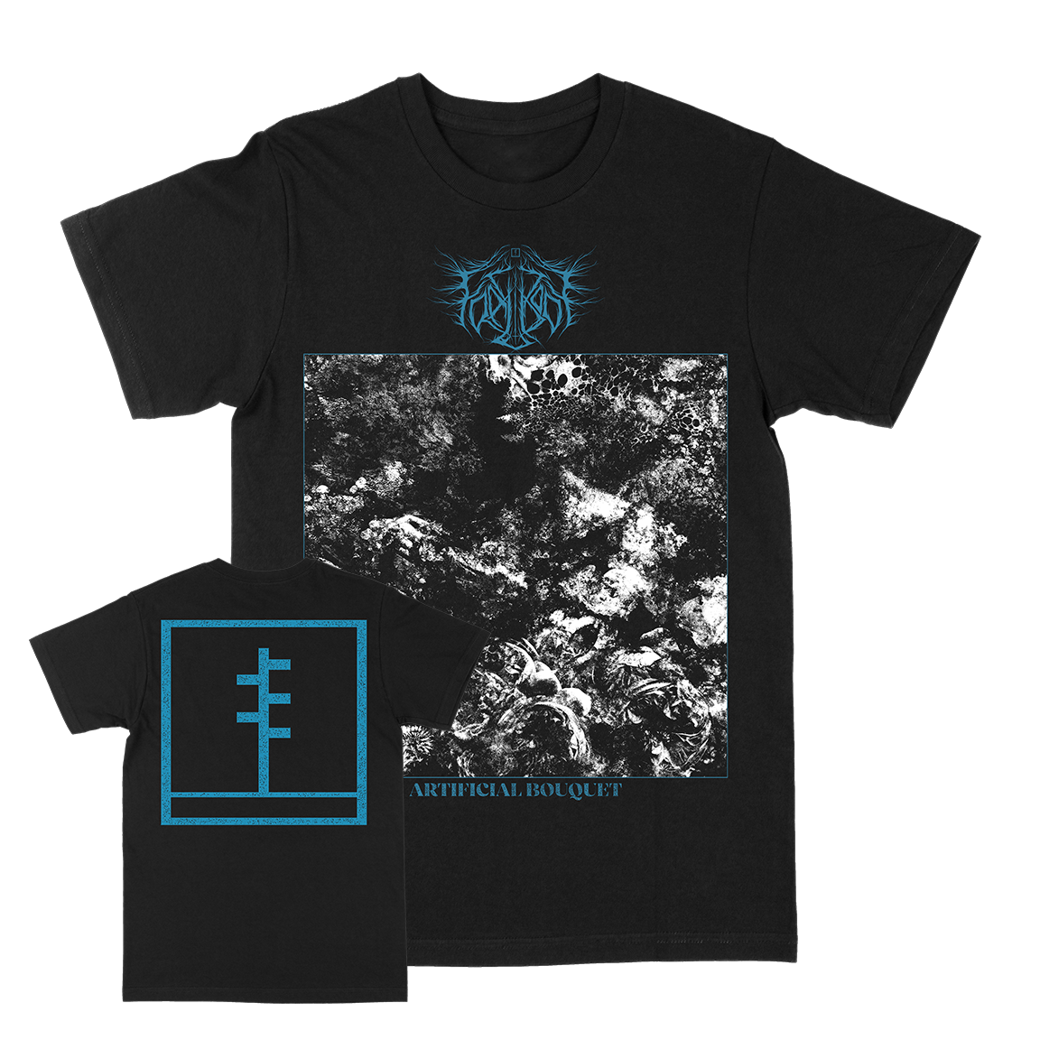 Frail Body "Artificial Bouquet: Stark" Black T-Shirt