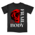 Frail Body "Stone Flower" Premium Black T-Shirt