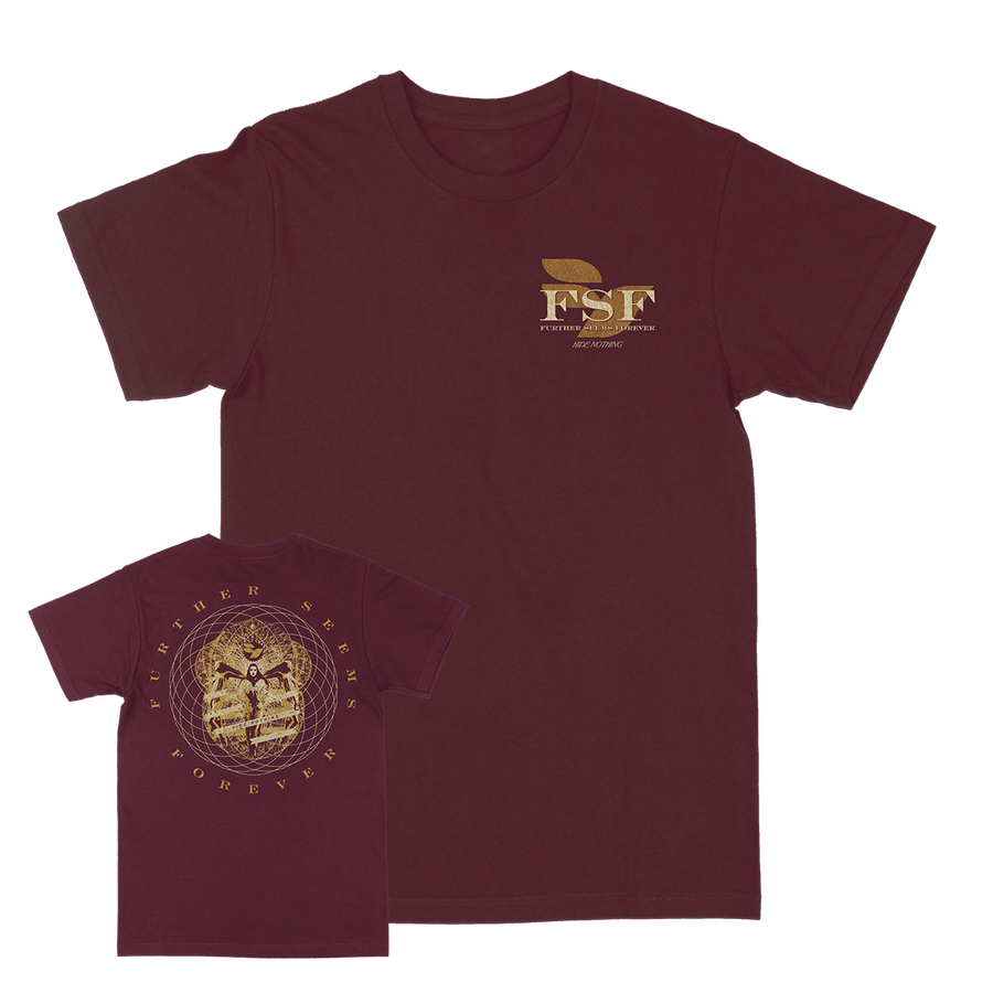 Further Seems Forever "Hide Nothing" Burgundy T-Shirt