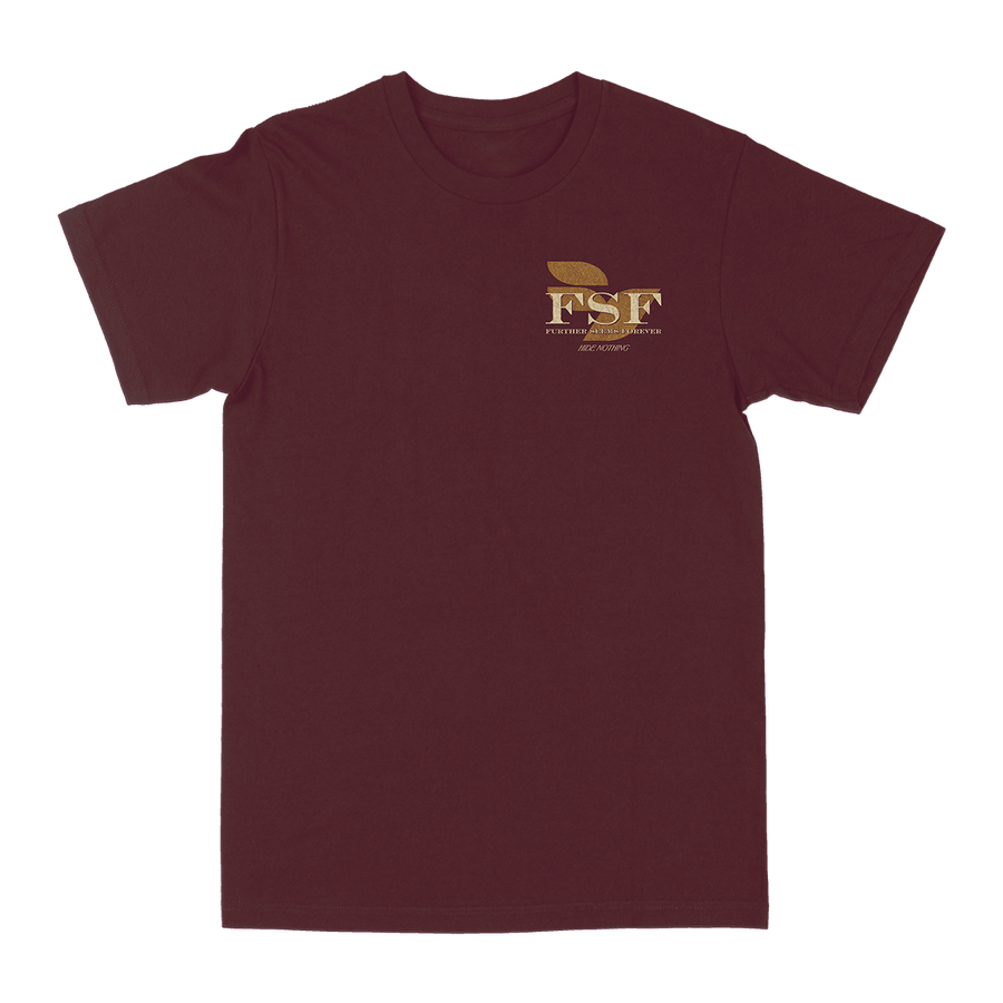 Further Seems Forever "Hide Nothing" Burgundy T-Shirt