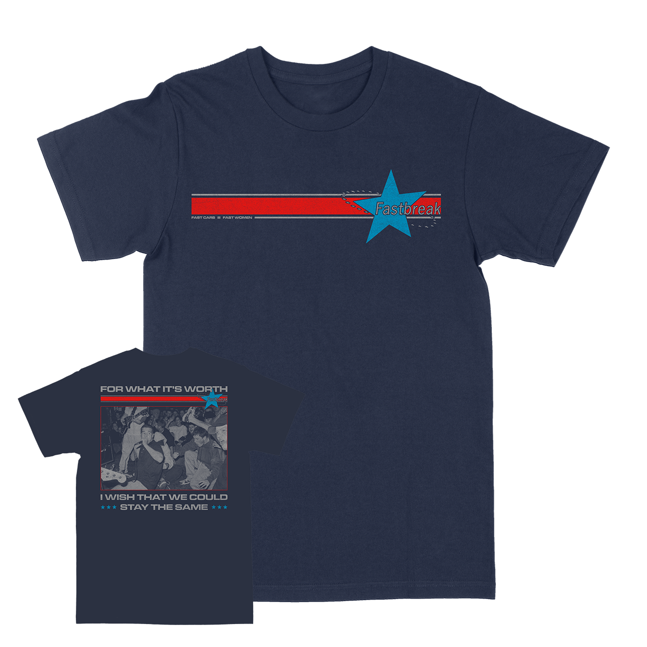 Fastbreak "Photo Finish" Navy T-Shirt