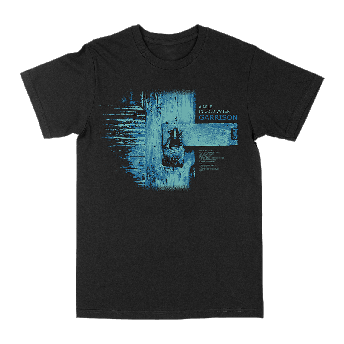 Garrison "A Mile in Cold Water" Black T-Shirt
