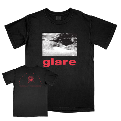 Glare "Clouds" Premium Black T-Shirt