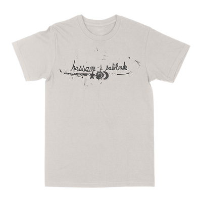 Hassan I Sabbah "I Carry Night Under My Arms" Vintage White T-Shirt