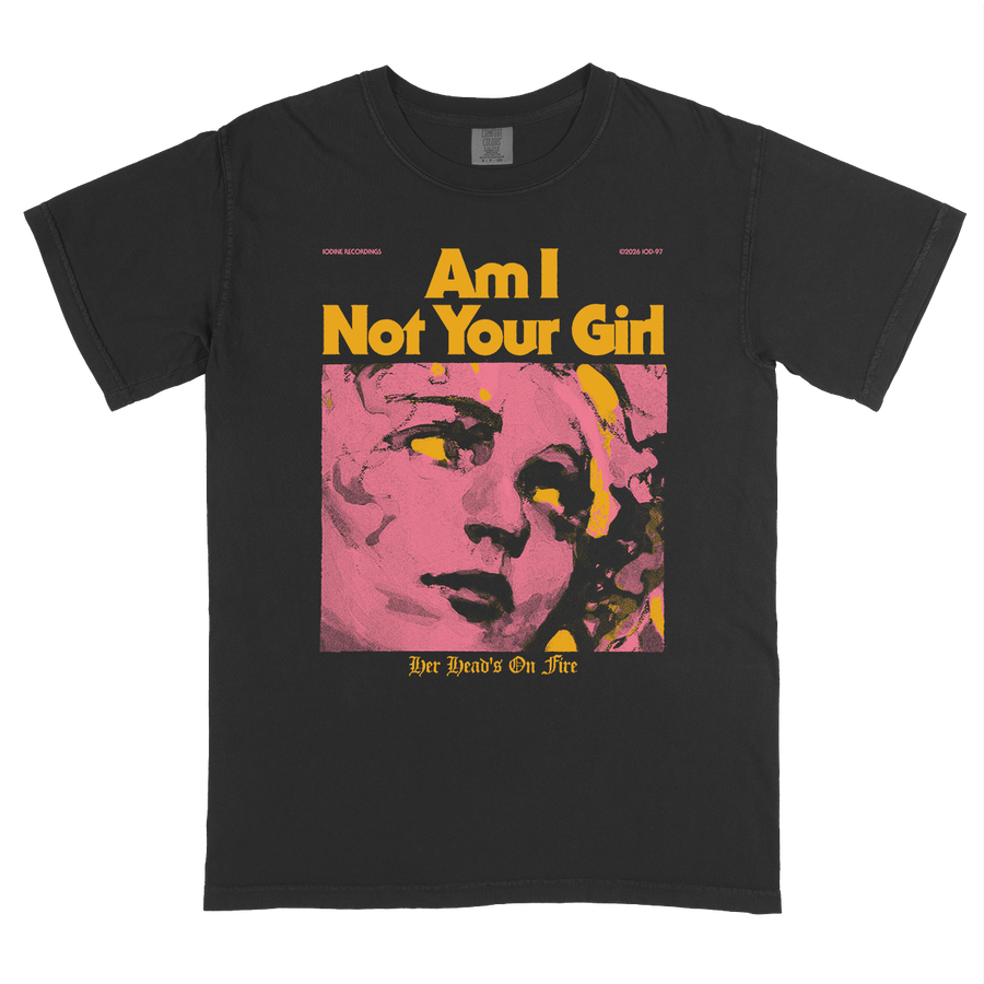 Her Head's On Fire "Am I Not Your Girl?" Premium Black T-Shirt