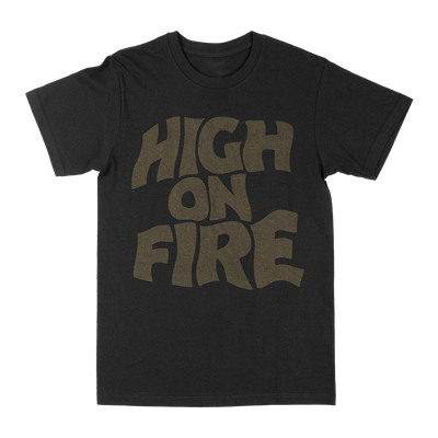 High On Fire "Master of Reality: Bronze" Black T-Shirt