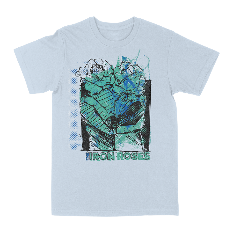 The Iron Roses "Hearts of Fire" Baby Blue T-Shirt