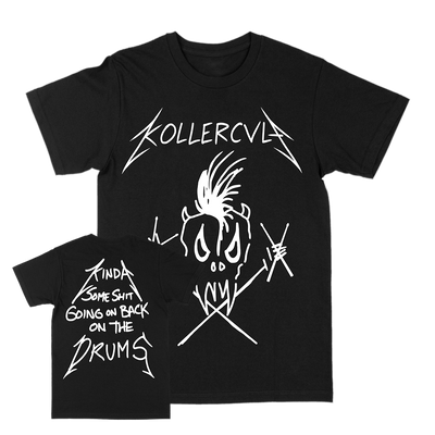 Koller Cvlt “Birth.School.Drum.Death” Black T-Shirt