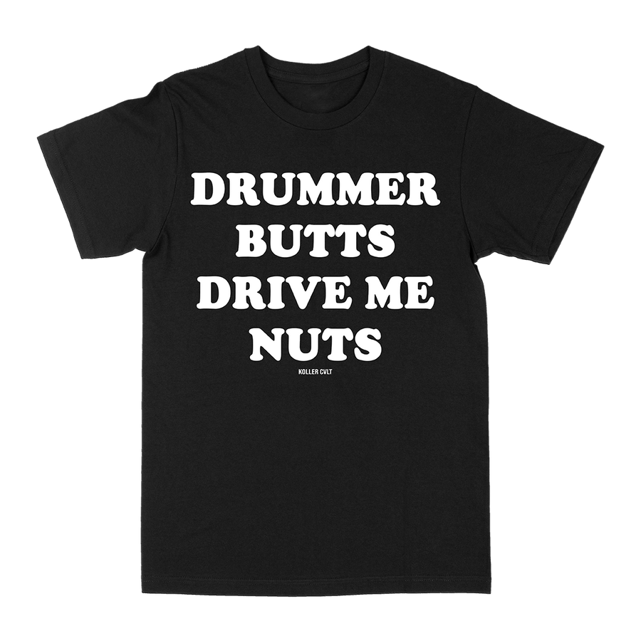 Koller Cvlt "Drummer Butts" Black T-Shirt