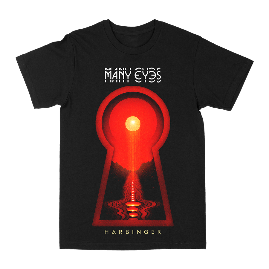 Many Eyes "Harbinger" Black T-Shirt