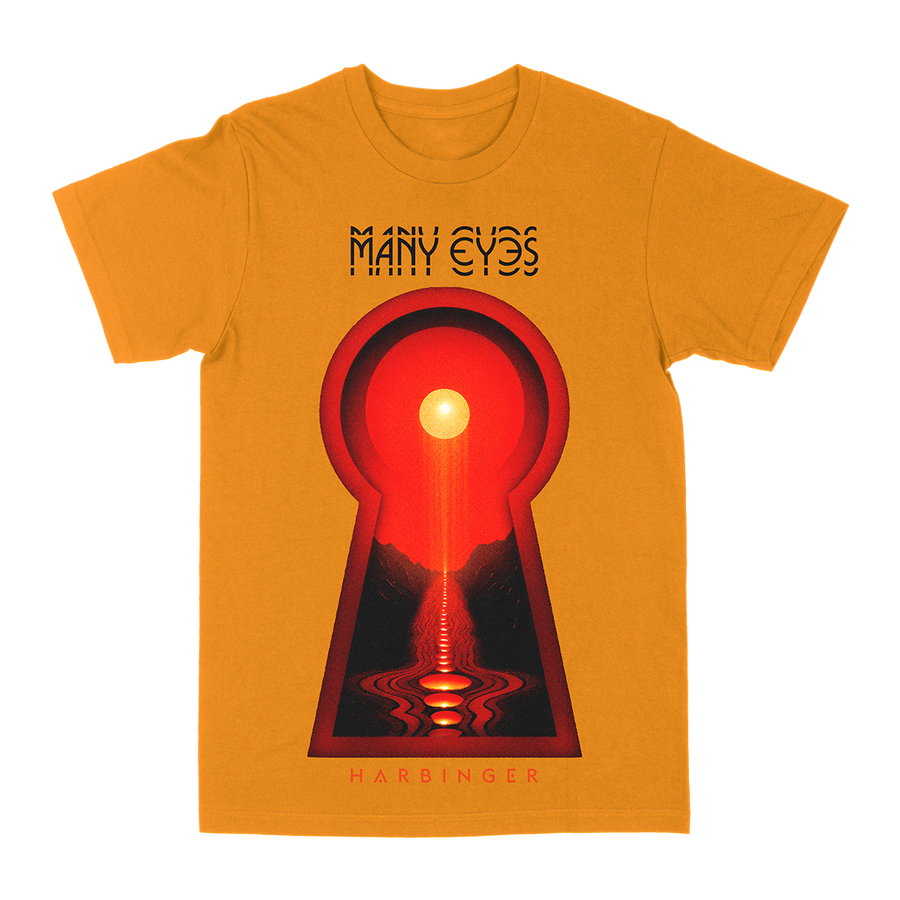 Many Eyes "Harbinger" Gold T-Shirt