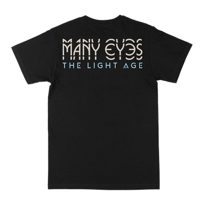 Many Eyes "The Light Age" Black T-Shirt